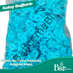 Mavi Gölgelik Klipsi UV Katkılı 250 Adet Bsr Garden