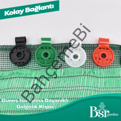 Karışık Renk Gölgelik Klipsi UV Katkılı 250 Adet Bsr Garden