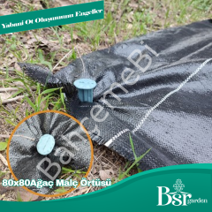 Ağaç Taban Örtüsü 80x80 10 Adet Bsr Garden