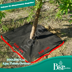 Ağaç Taban Örtüsü 160x160 1 Adet Bsr Garden