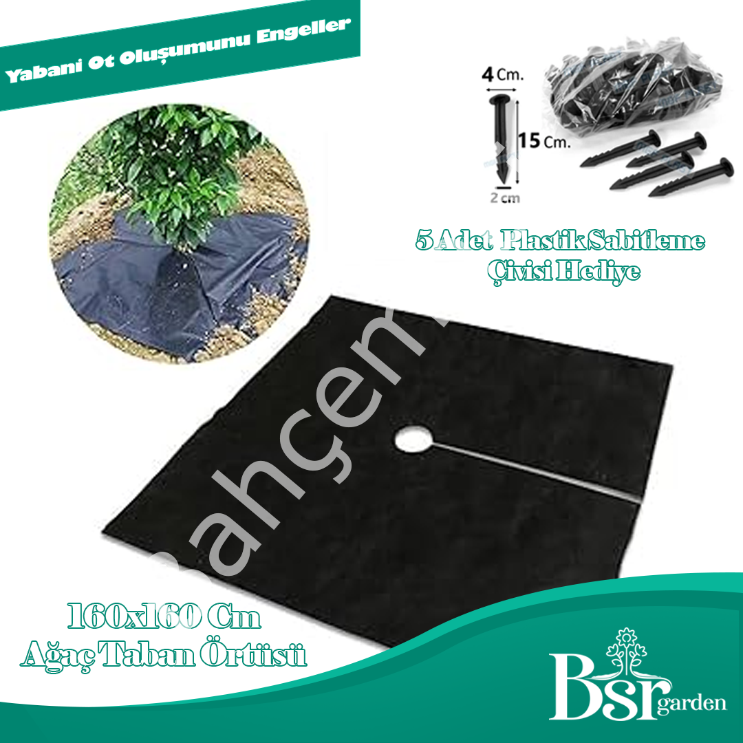 Ağaç Taban Örtüsü 160x160 20 Adet Bsr Garden