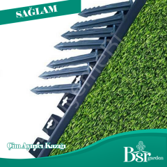 Çim Sınırlandırıcı Sabitleme Kazığı / Çivisi 50 Adet Bsr Garden