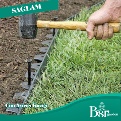 Çim Sınırlandırıcı Sabitleme Kazığı / Çivisi 100 Adet Bsr Garden