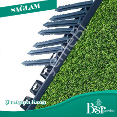 Çim Sınırlandırıcı Sabitleme Kazığı / Çivisi 100 Adet Bsr Garden
