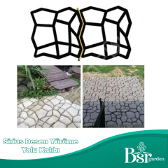 1  Adet Bahçe Taş Kalıp Beton Kalıbı Zemin Kaplama Kalıbı 42x40 Cm Sirius Desen / Bsr Garden