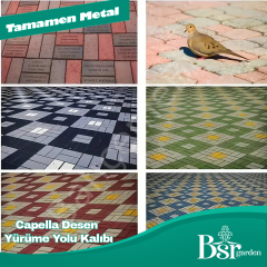 Capella Desen Yürüme Yolu Kalıbı 40x40 Bsr Garden