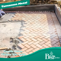 Capella Desen Yürüme Yolu Kalıbı 40x40 Bsr Garden