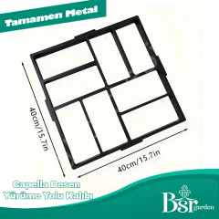 Capella Desen Yürüme Yolu Kalıbı 40x40 Bsr Garden