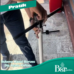 Sulama Kaval Borusu Diş Açma Paftası Bsr Garden  1 ''