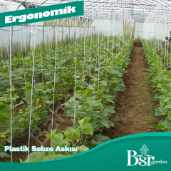 Plastik Sebze Askısı Bsr Garden 50 Adet