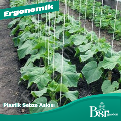 Plastik Sebze Askısı Bsr Garden 50 Adet