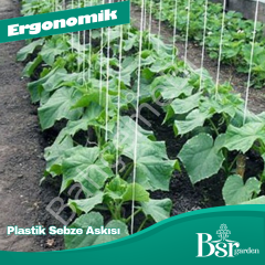 Plastik Sebze Askısı Bsr Garden 100 Adet
