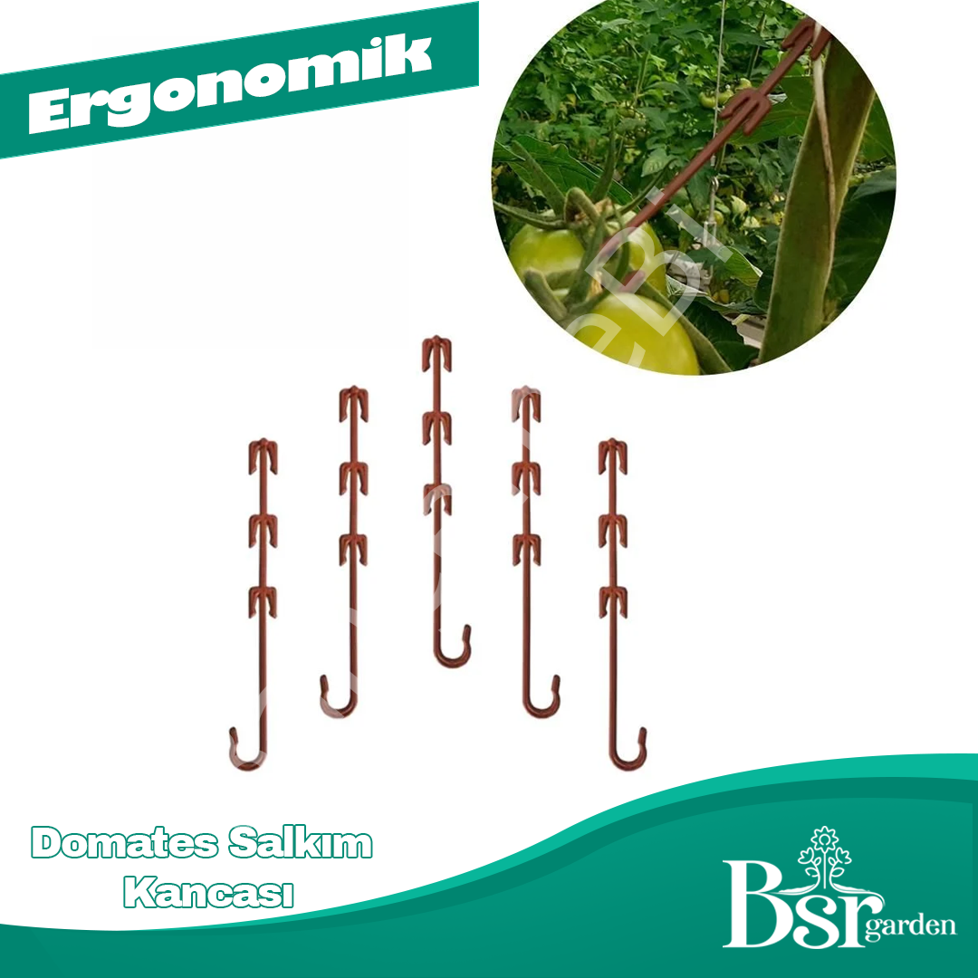 Salkım Tutucu J Baston  200 Adet Bsr Garden