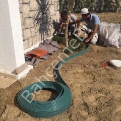 Çim Sınırlayıcı Esnek 10 MT YEŞİL Çim Ayırıcı