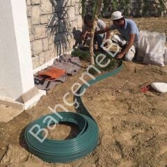 Çim Sınırlayıcı Esnek 5 MT YEŞİL Çim Ayırıcı