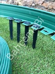 Çim Sınırlayıcı Esnek 5 MT YEŞİL Çim Ayırıcı