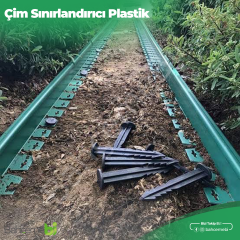 Çim Sınırlayıcı Esnek 5 MT YEŞİL Çim Ayırıcı