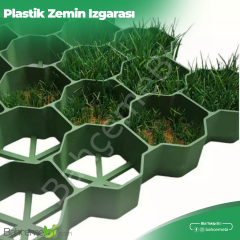 Çim Ve Çakıl Tutucu Plastik Zemin Izgarası 50x50 Cm