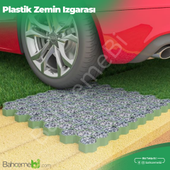 Çim Ve Çakıl Tutucu Plastik Zemin Izgarası 50x50 Cm