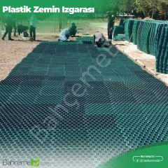 Çim Ve Çakıl Tutucu Plastik Zemin Izgarası 50x50 Cm