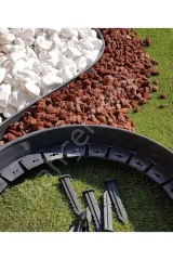 Çim Sınırlayıcı Esnek 25 MT SİYAH Çim Ayırıcı