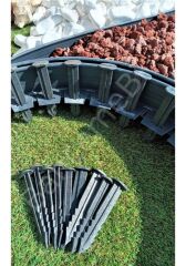 Çim Sınırlayıcı Esnek 10 MT SİYAH Çim Ayırıcı