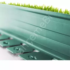 Çim Sınırlayıcı Düz 25 MT Yeşil -Çim Ayırıcı / 2,5 Metre X 10 Adet