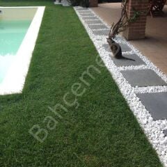 Çim Sınırlayıcı Düz 25 MT Siyah-Çim Ayırıcı / 2,5 Metre X 10 Adet