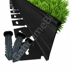 Çim Sınırlayıcı Düz 2.5 METRE Siyah-Çim Ayırıcı