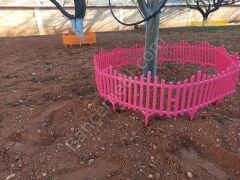 Pembe Dekoratif Bahçe Çiti Plastik Çit Peyzaj Koruma Panel Çit 1 Adet 59 Cm Bsr Garden