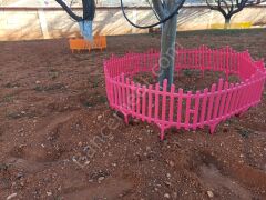 Pembe Dekoratif Bahçe Çiti Plastik Çit Peyzaj Koruma Panel Çit 1 Adet 59 Cm Bsr Garden