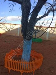 Turuncu Dekoratif Bahçe Çiti Plastik Çit Peyzaj Koruma Panel Çit 1 Adet 59 Cm Bsr Garden