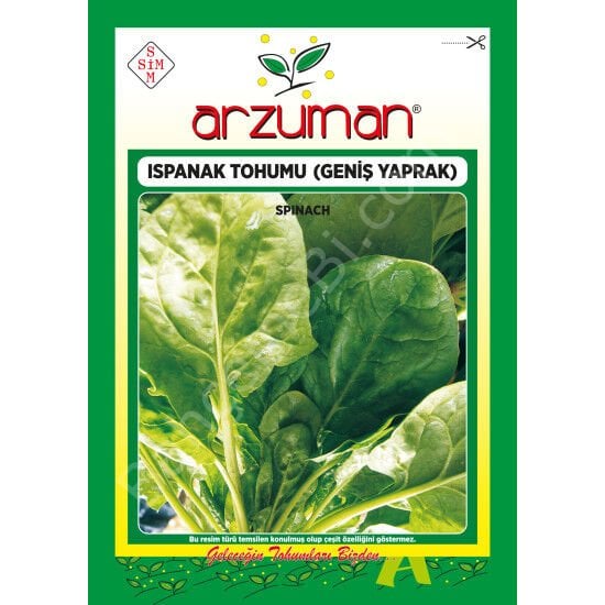 Arzuman Geniş Yaprak Ispanak Tohumu – 25 Gr