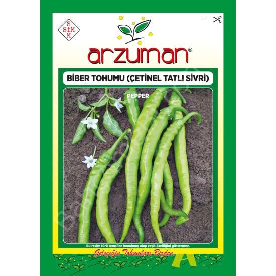 Arzuman Çetinel Biber Tohumu – 10 Gr