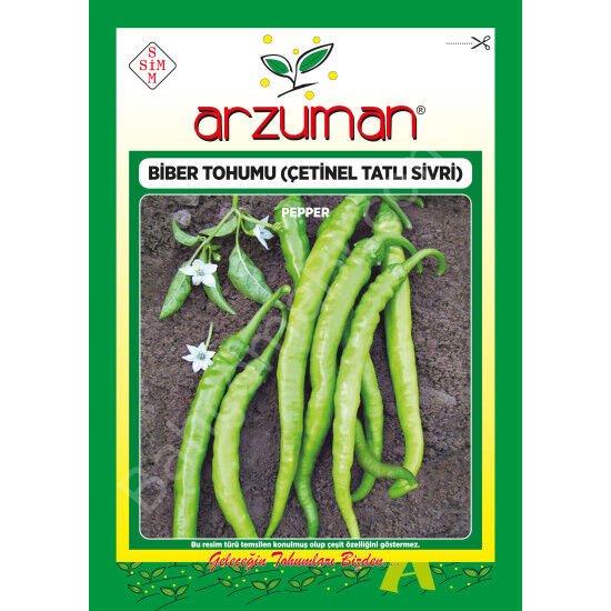 Arzuman Çetinel Biber Tohumu – 10 Gr
