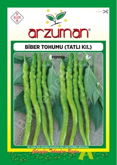 Arzuman Tatlı Kıl Biber Tohumu – 10 Gr