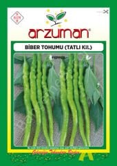 Arzuman Tatlı Kıl Biber Tohumu – 10 Gr
