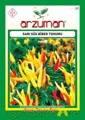 Arzuman Sarı Süs Biberi Tohumu – 10 Gr