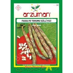 Çilli Kız Fasulye Tohumu – 50 Gr – Arzuman