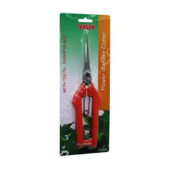 Taksun G-908 İnce Ağız Metal Bağ Makası – 8½'' Renkli Plastik Saplı