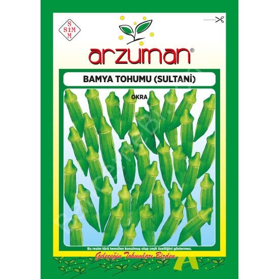 Sultanî Bamya Tohumu 25 Gr –Arzuman