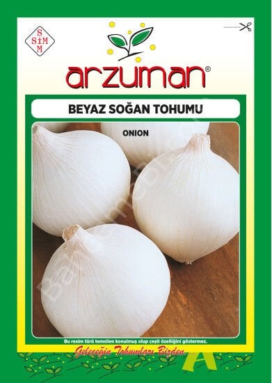 BEYAZ SOĞAN Tohumu 5 Gr – Arzuman
