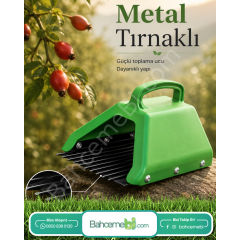 Kuşburnu , Alıç Ve İğde Toplama Aparatı Metal Tırnaklı Plastik Bsr Garden