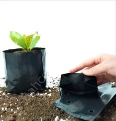 Fide Fidan Poşeti 9x15 cm – UV Katkılı, Körüksüz, 10’lu Paket