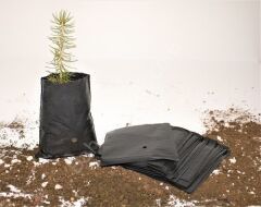 Fide Fidan Poşeti 9x15 cm – UV Katkılı, Körüksüz, 10’lu Paket