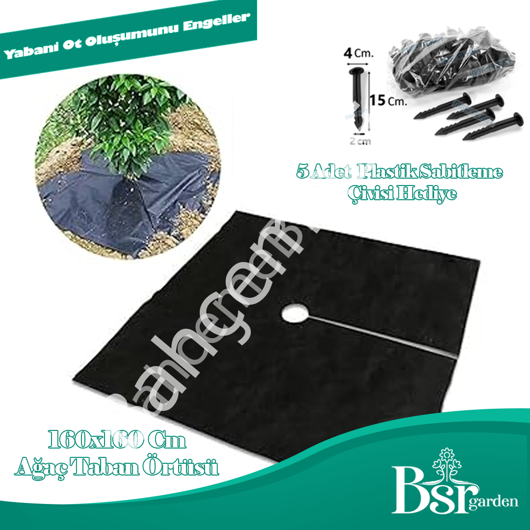 Ağaç Taban Örtüsü 160x160 500 Adet Bsr Garden