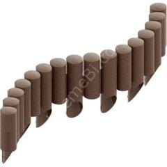 Ahşap Görünümlü Çim Bordürü  / Çim Ayırıcı - 10 Adet / 2,3 Metre BSR Garden