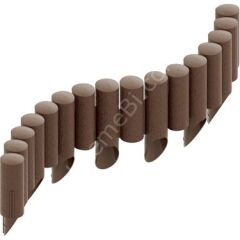 Ahşap Görünümlü Çim Bordürü  / Çim Ayırıcı - 10 Adet / 2,3 Metre BSR Garden