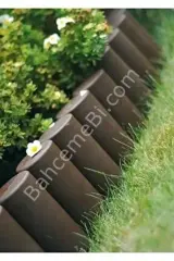 Ahşap Görünümlü Çim Bordürü  / Çim Ayırıcı - 1 Adet / 23 Cm BSR Garden