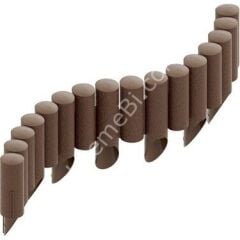 Ahşap Görünümlü Çim Bordürü  / Çim Ayırıcı - 1 Adet / 23 Cm BSR Garden